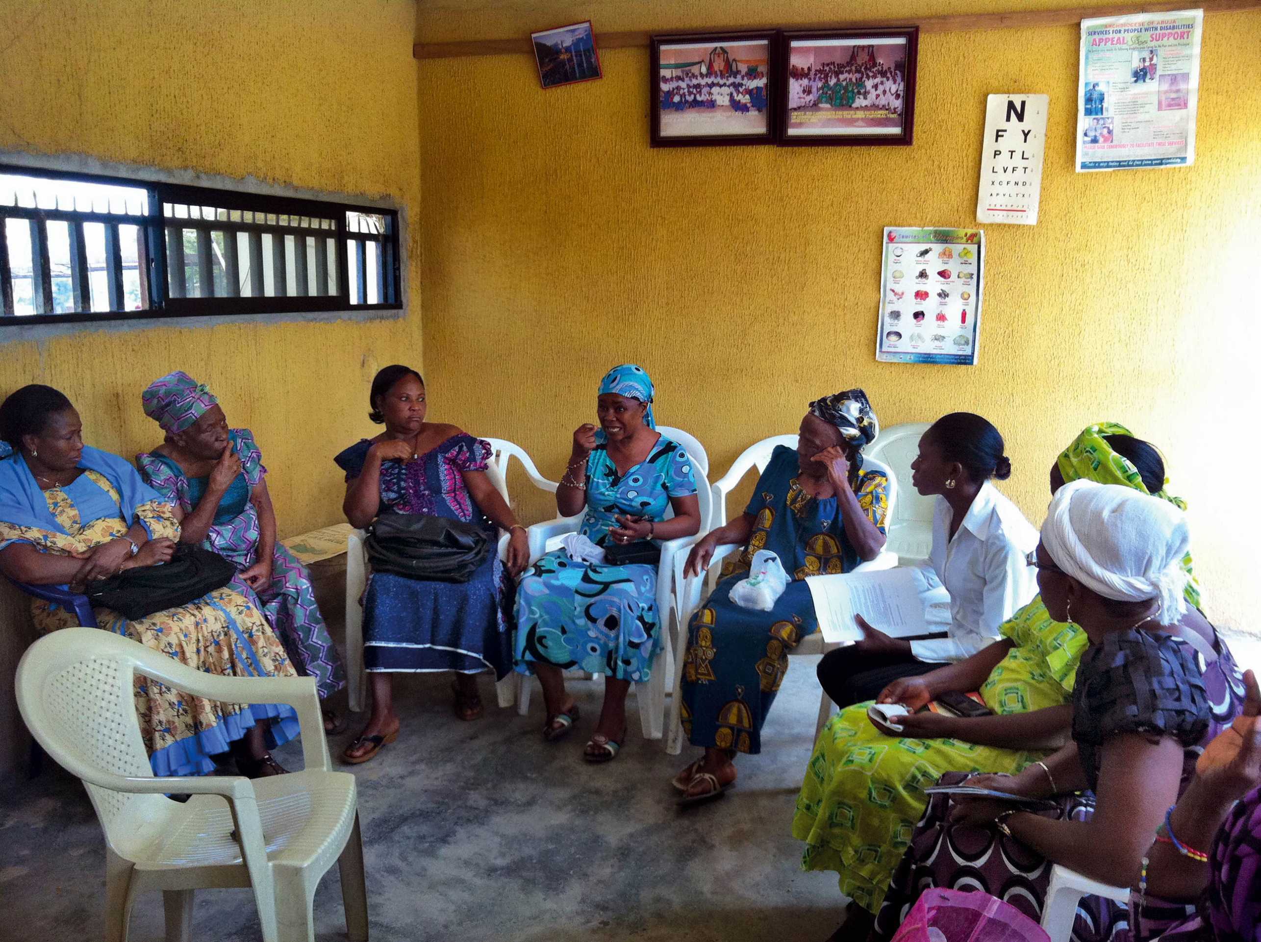Focus group discussion about glaucoma, Nigeria.