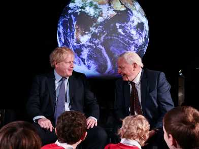 Boris Johnson launch of COP26.