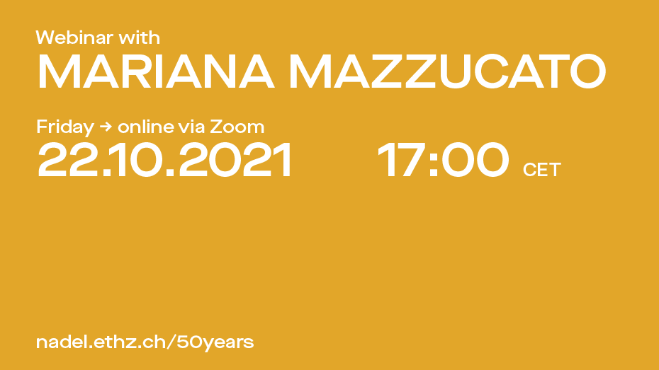 Webinar with Mariana Mazzucato