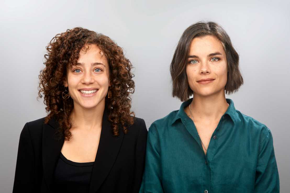 Yael Borovsky and her colleague Stephanie Briers
