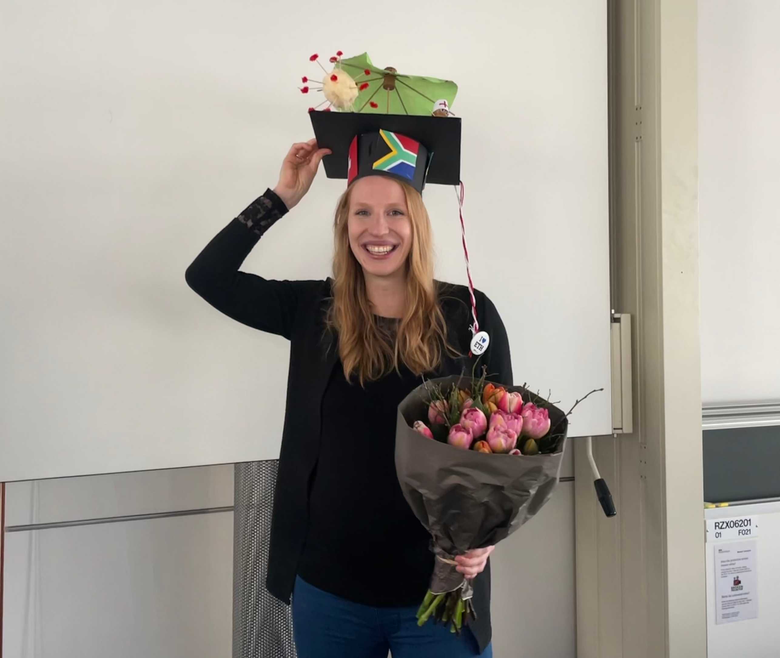 Kathrin Durizzo after her Ph.D. defence