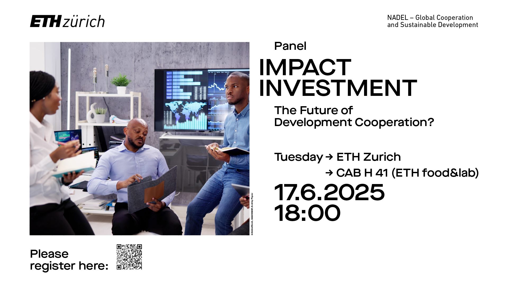 Impact investment panel NADEL - AdobeStock Andrey Popov